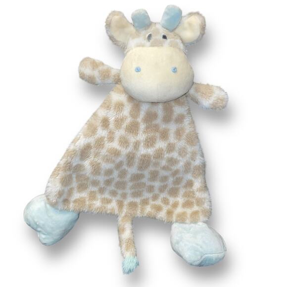 Demdaco Lovey Giraffe Baby Security Blanket Rattle Colby Plush Nursery 14" - Picture 8 of 8